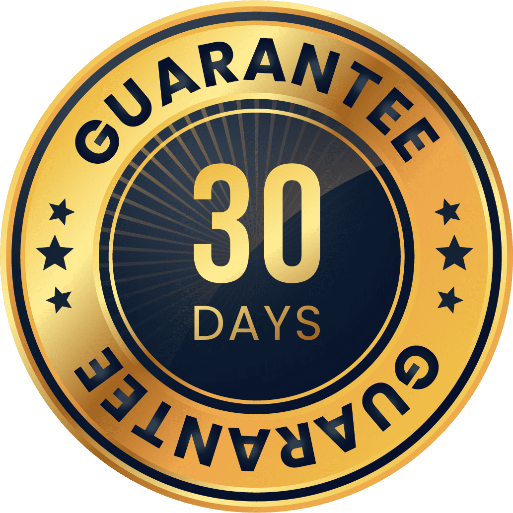 30-day satisfaction guarantee
